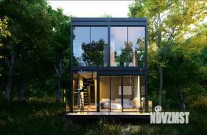 Дом 84м&sup2;, 2-этажный, участок 4 сот.  