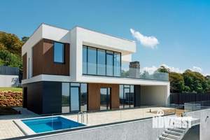 Дом 106м&sup2;, 2-этажный, участок 6 сот.  