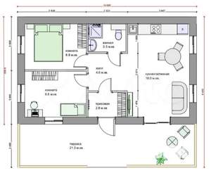 Коттедж 80м², 1-этажный, участок 7 сот.  