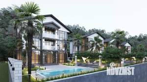 Коттедж 288м², 3-этажный, участок 5 сот.  