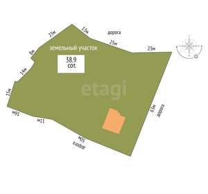 Дом 275м², 3-этажный, участок 39 сот.  