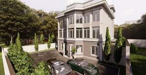 Дом 405м², 3-этажный, участок 5 сот.  