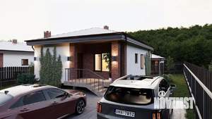 Дом 80м&sup2;, 2-этажный, участок 4 сот.  