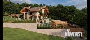 Коттедж 385м², 2-этажный, участок 8 сот.  