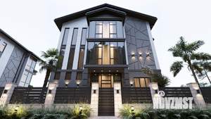 Коттедж 288м², 3-этажный, участок 5 сот.  