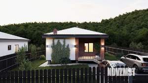 Дом 80м&sup2;, 2-этажный, участок 4 сот.  