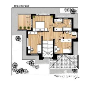 Дом 180м², 2-этажный, участок 4 сот.  