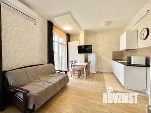 1-к квартира, посуточно, 40м2, 1/1 этаж