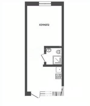Студия квартира, на длительный срок, 75м2, 4/5 этаж