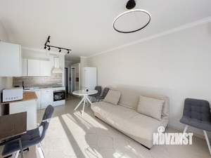 Студия квартира, на длительный срок, 38м2, 19/21 этаж