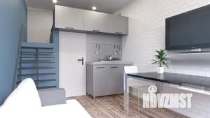 Студия квартира, посуточно, 25м2, 1/2 этаж