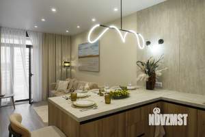 1-к квартира, посуточно, 40м2, 9/19 этаж