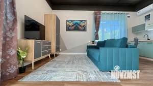 1-к квартира, посуточно, 40м2, 1/1 этаж