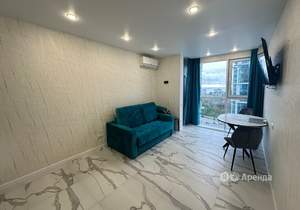 Студия квартира, на длительный срок, 24м2, 12/19 этаж