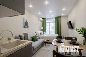 1-к квартира, посуточно, 23м2, 1/1 этаж