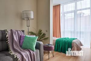 Студия квартира, на длительный срок, 34м2, 7/24 этаж
