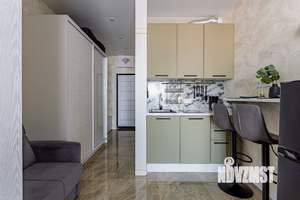 Студия квартира, на длительный срок, 24м2, 17/19 этаж