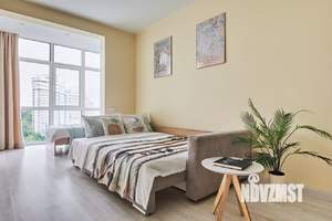 Студия квартира, на длительный срок, 34м2, 12/24 этаж