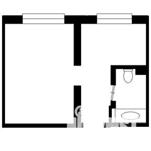 1-к квартира, на длительный срок, 28м2, 5/5 этаж