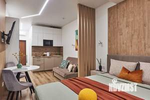 1-к квартира, посуточно, 36м2, 1/2 этаж