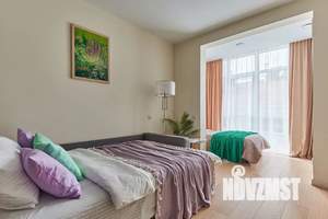 Студия квартира, посуточно, 34м2, 7/24 этаж