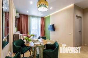 1-к квартира, посуточно, 46м2, 1/1 этаж