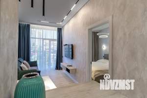 1-к квартира, посуточно, 58м2, 9/16 этаж