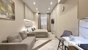 Студия квартира, посуточно, 45м2, 1/7 этаж