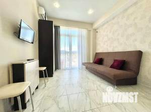 Студия квартира, посуточно, 24м2, 5/6 этаж