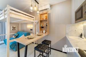 Студия квартира, на длительный срок, 24м2, 4/19 этаж