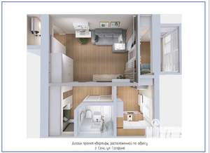 1-к квартира, на длительный срок, 33м2, 1/4 этаж