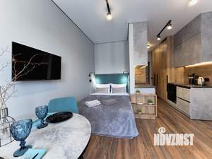 1-к квартира, посуточно, 24м2, 1/1 этаж