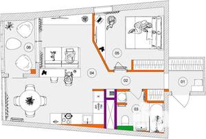 2-к квартира, на длительный срок, 55м2, 15/21 этаж
