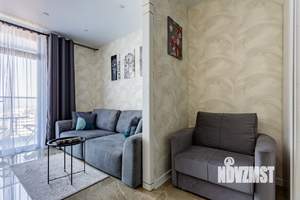 Студия квартира, на длительный срок, 24м2, 17/19 этаж