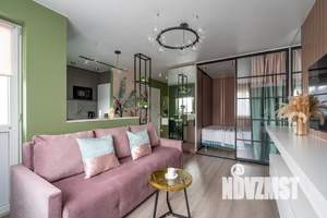 Студия квартира, посуточно, 35м2, 1/12 этаж