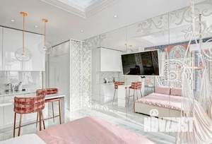 Студия квартира, посуточно, 25м2, 12/17 этаж