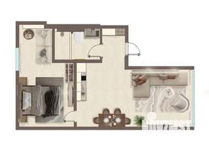 1-к квартира, посуточно, 55м2, -1/6 этаж