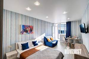 Студия квартира, на длительный срок, 35м2, 3/22 этаж