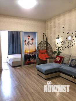 Студия квартира, на длительный срок, 42м2, 6/19 этаж