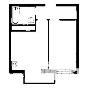 1-к квартира, на длительный срок, 38м2, 5/13 этаж