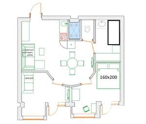 3-к квартира, посуточно, 56м2, 5/7 этаж
