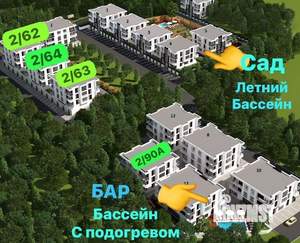 Студия квартира, на длительный срок, 21м2, 3/3 этаж