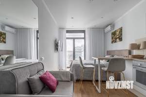 Студия квартира, на длительный срок, 24м2, 12/19 этаж