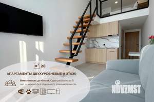 1-к квартира, посуточно, 28м2, 1/1 этаж