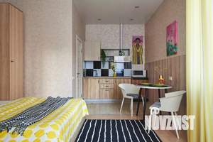 1-к квартира, посуточно, 25м2, 1/1 этаж