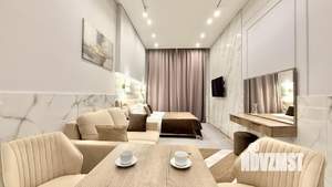 Студия квартира, посуточно, 45м2, 1/7 этаж