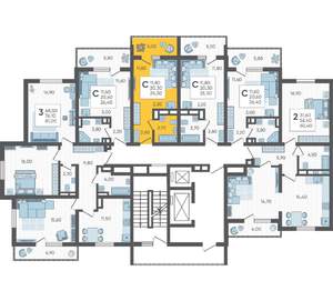 Студия квартира, вторичка, 25м2, 11/16 этаж