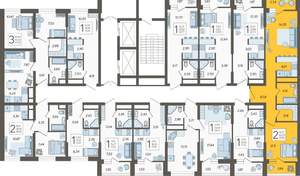 2-к квартира, вторичка, 52м2, 2/19 этаж