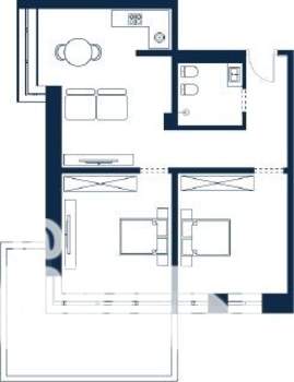 2-к квартира, вторичка, 70м2, 3/4 этаж