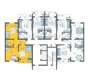 2-к квартира, вторичка, 61м2, 4/10 этаж